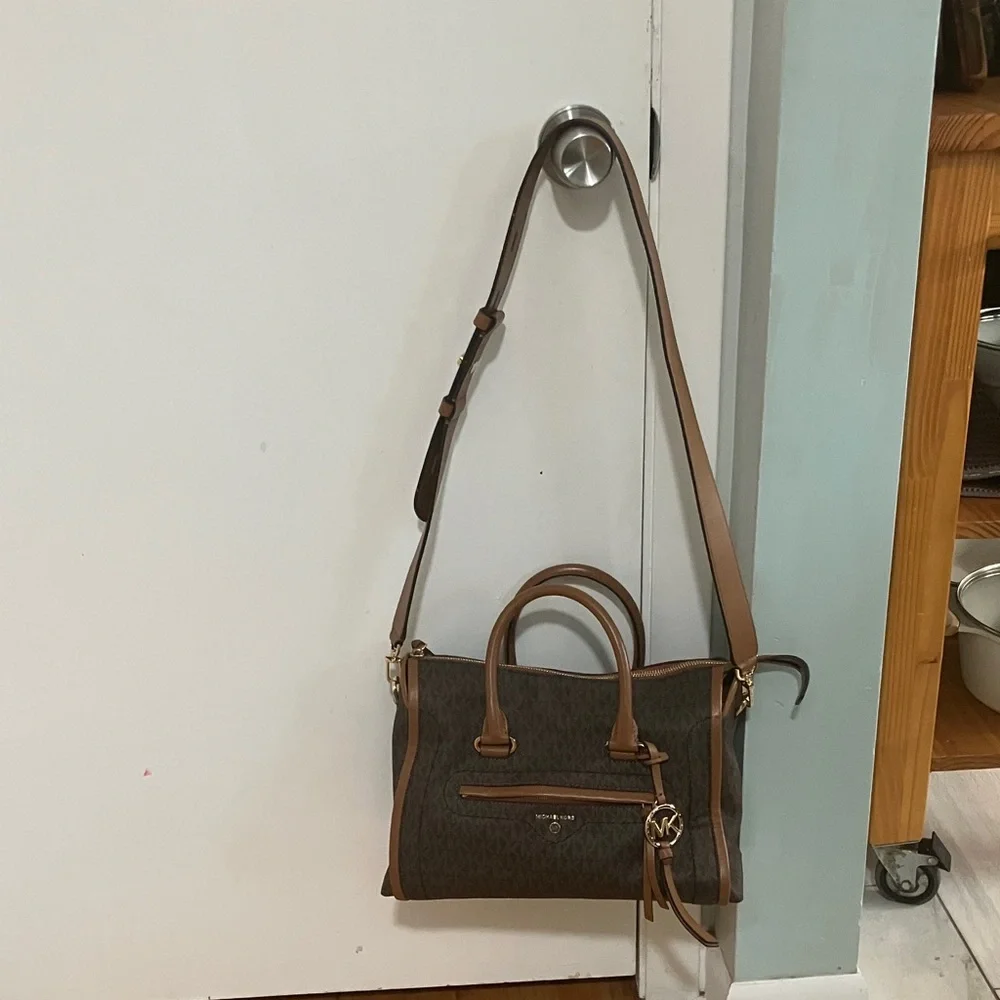 Michael Kors Brown and Tan Satchel - Picture 8 of 8